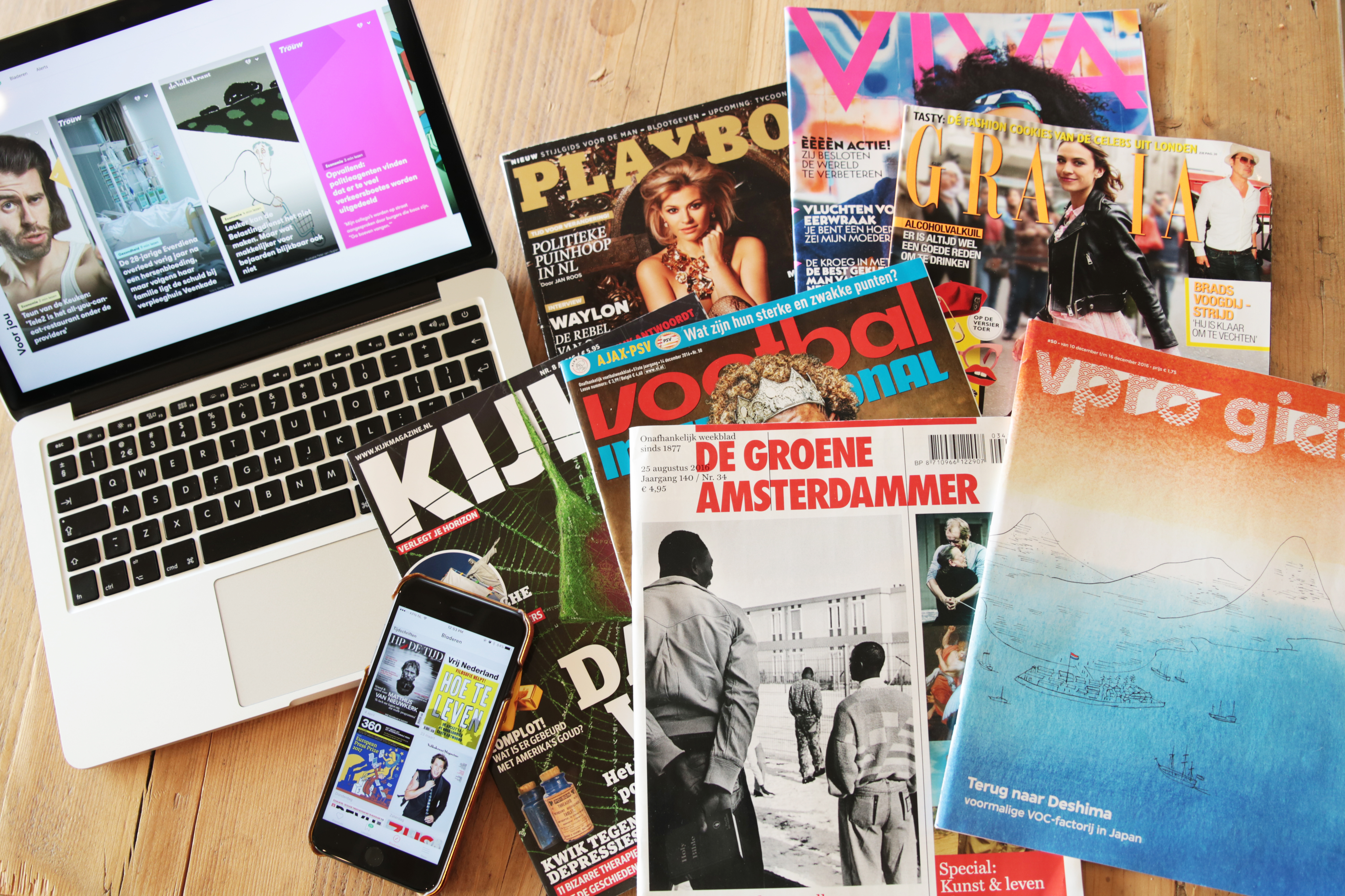 Everyday material at Blendle