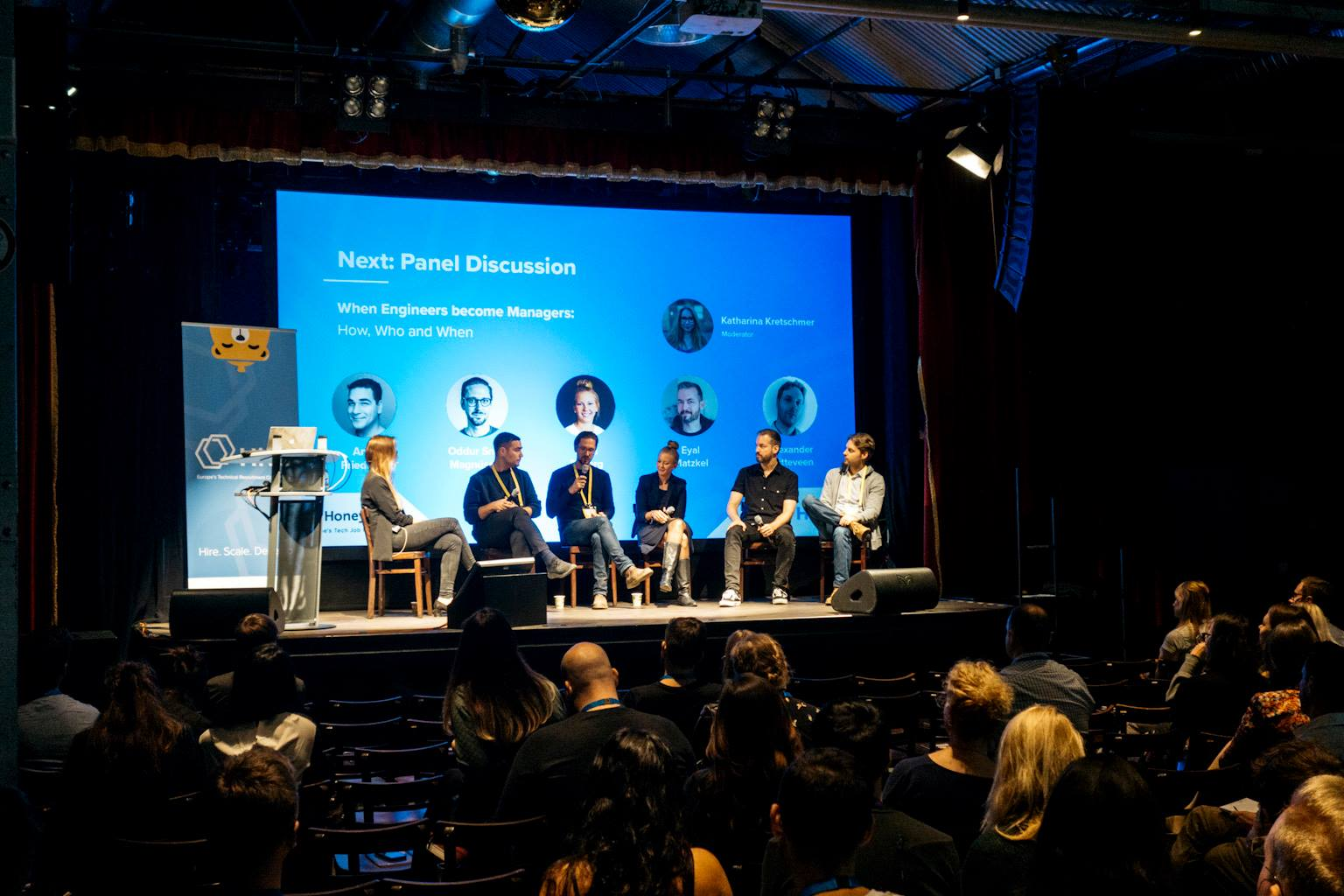 Engineering panelists at Hive